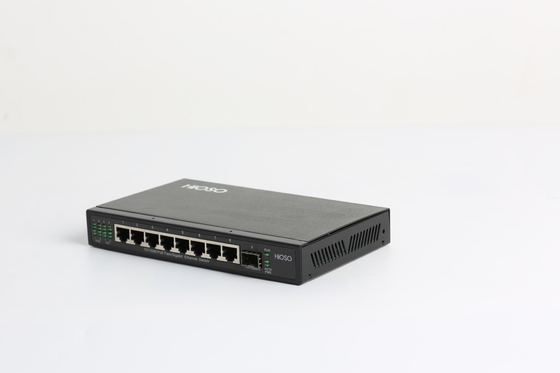 Poe Ethernet Schakelaarnetwerk 8 Havens met 1 Haven DC48V van Gigabit Combo